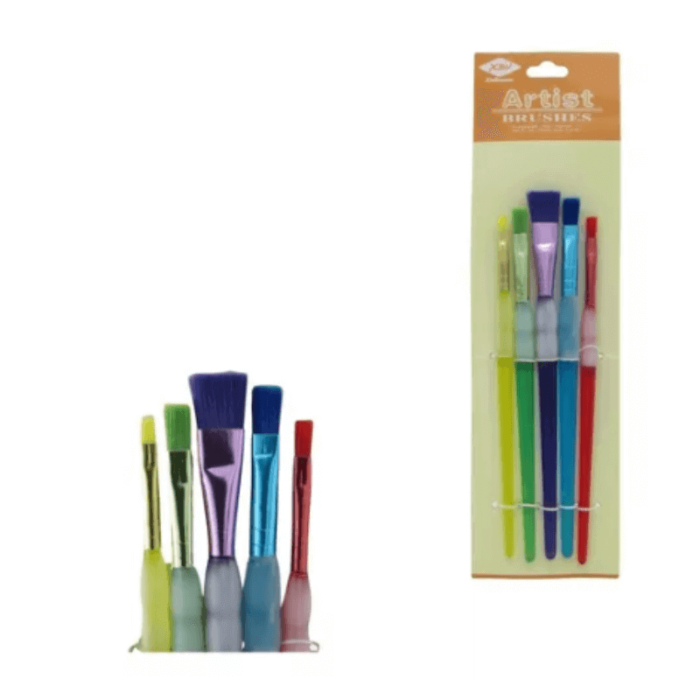 Set 5 pinceles con agarre de silicona - Image 2