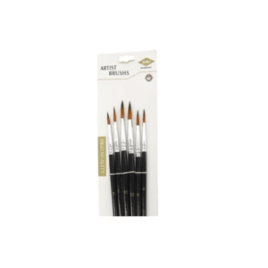 Pinceles redondos pluma Artist Brush x 6