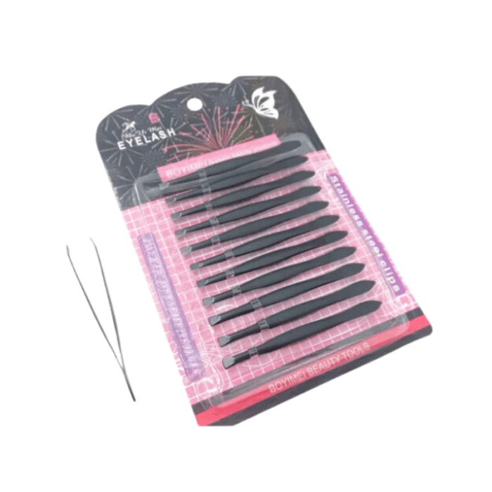 Pinza para depilar cejas en color negro