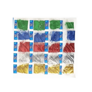Purpurina en blister x 20 sobres de colores surtidos