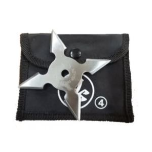 Estrella ninja shuriken con estuche