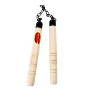 Nunchaku artes marciales de madera