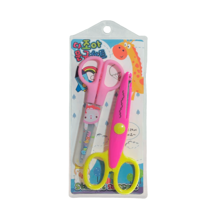 Set tijeritas escolares kinder x 2