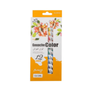 Set de pinturas gouche x 12 colores