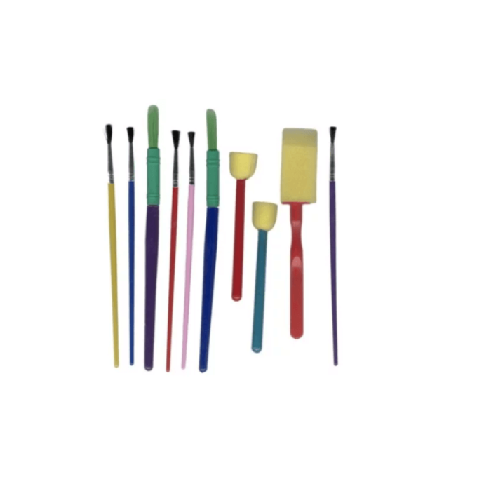 Set de pinceles varios para artistica 10 uds