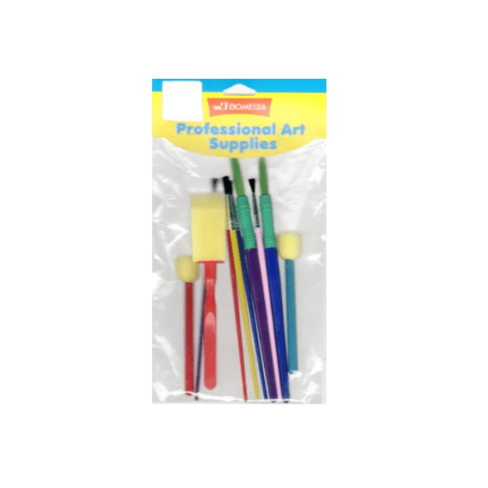 Set de pinceles varios para artistica 10 uds