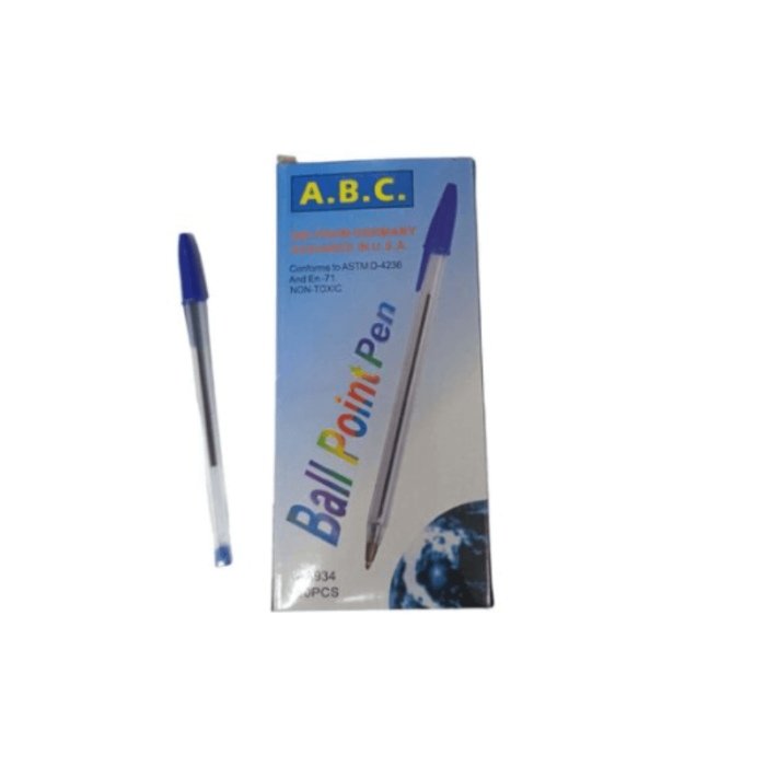 Birome ABC azul x 50 und