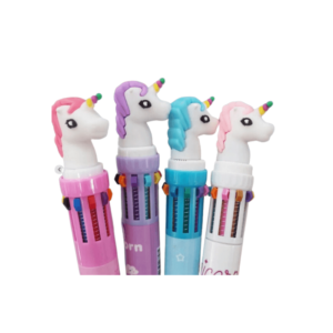 Lapicera unicornio 10 colores