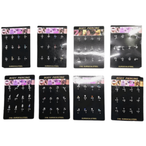 Aros piercing x 12 surtidos