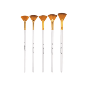 Set x 5 pinceles abanico corto