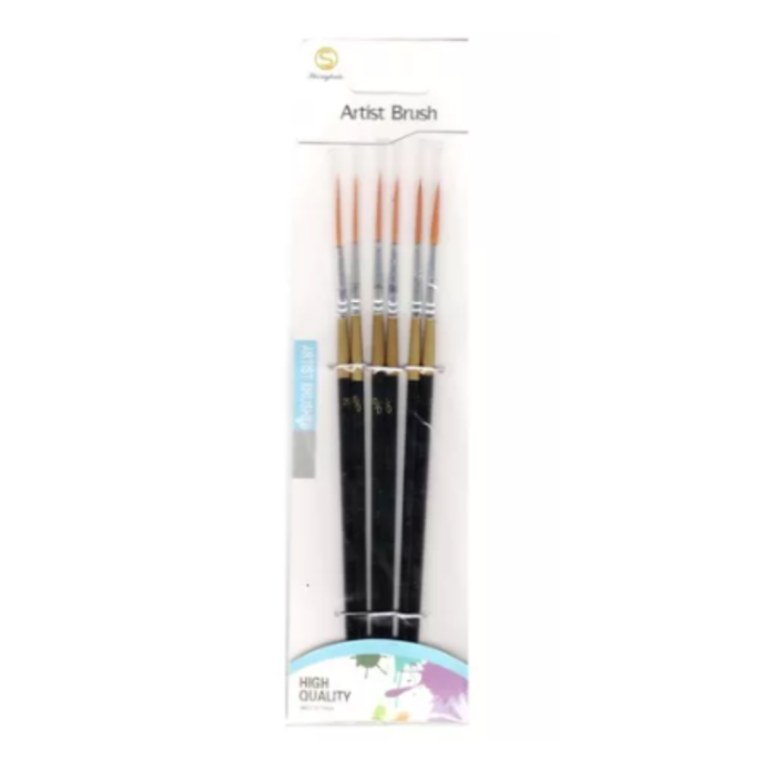 Set de 6 pinceles liner largos