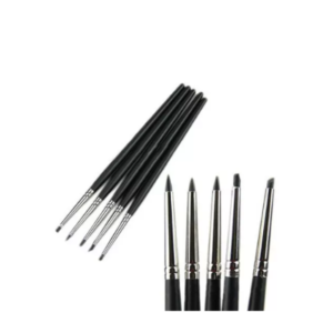 Set x 5 pinceles estecas punta de silicona corto