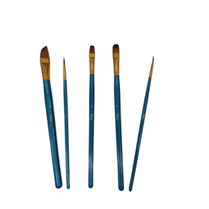 5 pinceles varias puntas