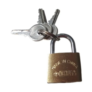 Candado con 3 llaves