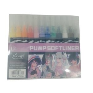 Set X12 Marcadores De Acrilico Punta Pincel Base Agua 23691