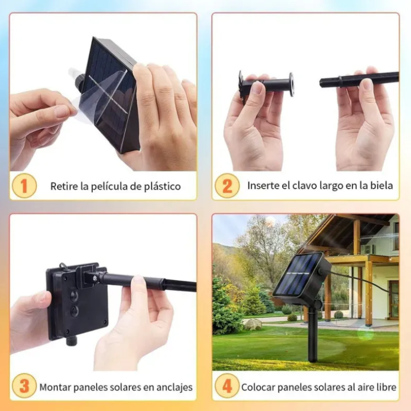 Manguera led solar 10 mts apta exterior - Image 3