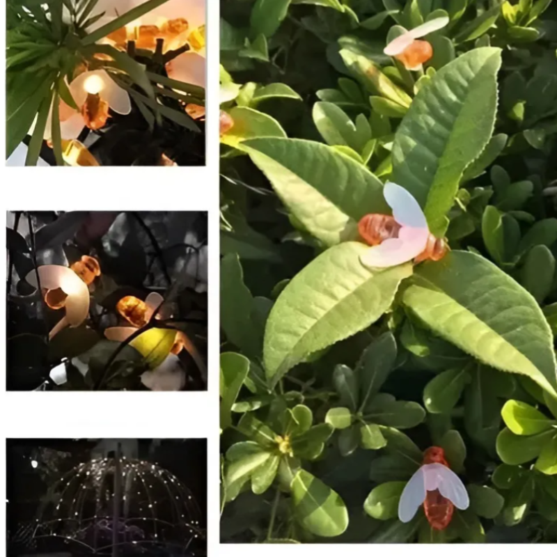 Guirnalda solar * 30 abejas calido exterior interior decoracion de jardin - Image 4