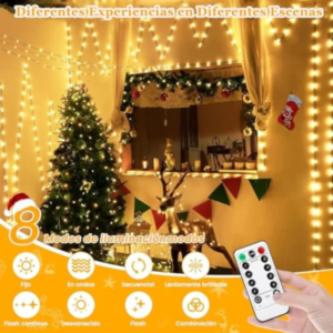 Rollo de luces de navidad