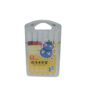 12 marcadores al agua