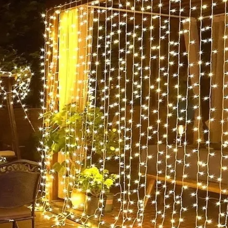 Cortina de luces led