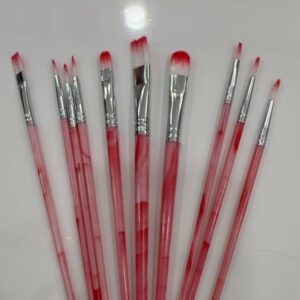 pincel*10 surtido color mango plastico  23833 bolong