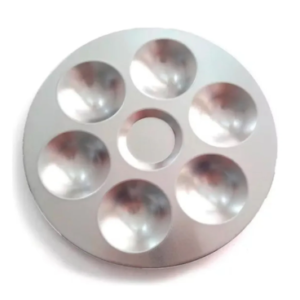 Mezclador Paleta Metalica 7 Cavidades Tempera Acrilico 22095