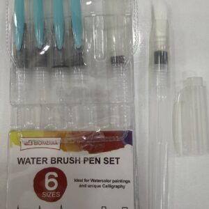 set de pinceles con tanque de agua*6 pcs 22218