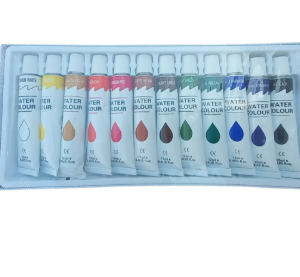 Water Colors 12 Aquarela Acrílica Mate 12ml Blanco 23049  bomega
