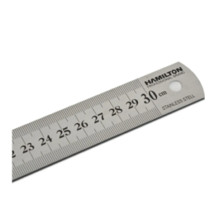 Regla Metalica De Acero Grabada 30 Cm 23765