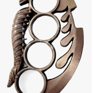 Manopla Skeleton Puño Americano Defensa Personal Pelea Esqueletita Cobre  23520