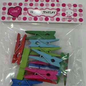 mini broche colores 3.5cm *12pcs 21256