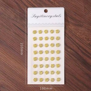 STICKER  FORMA DE ROSA DORADA 23203*U