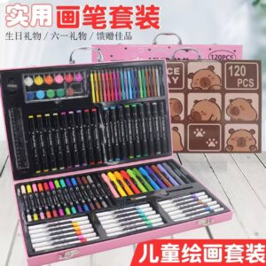 SET DE DIBUJO INFANTIL -120 PIEZAS CON MALETIN  24151