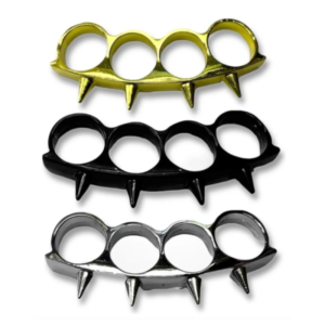 Manopla Para Defensa Personal Metalica Con Puas