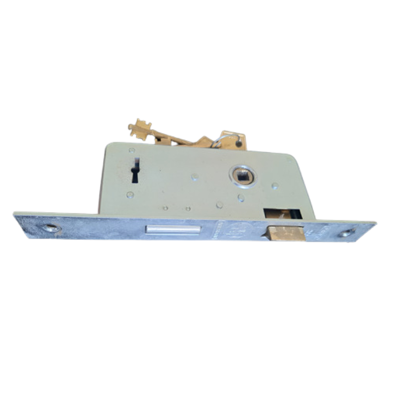 Cerradura de embutir con pestillo de cobre con llave